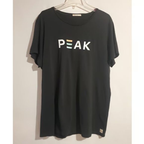 Marine Layer Tops - Marine Layer Mens Graphic Peak Short Sleeve T-Shirt Size L Supima Cotton Modal